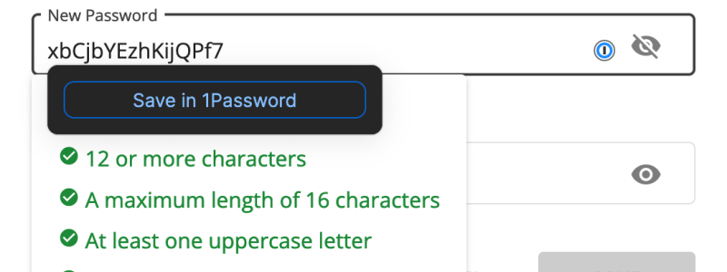 Password Validator Issue